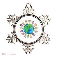 Happy Earth Day Children Around The World Ornament thumb 0