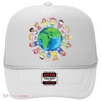 Happy Earth Day Children Around The World Hat thumb 0
