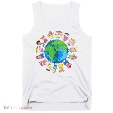 Happy Earth Day Children Around The World Tank Top