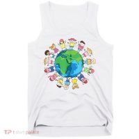 Happy Earth Day Children Around The World Tank Top thumb 0