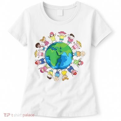 Happy Earth Day Children Around The World Women's T-Shirt