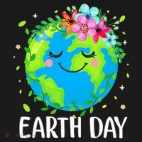 Happy Earth Day Cute Earth With Floral Earth Day Women's Tank Top thumb 5