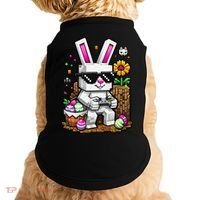 Happy Easter Day Bunny Egg Video Game Gamer Doggie Tank thumb 0