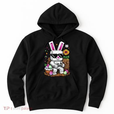Happy Easter Day Bunny Egg Video Game Gamer Hoodie
