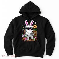 Happy Easter Day Bunny Egg Video Game Gamer Hoodie thumb 0