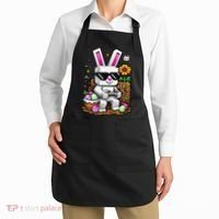 Happy Easter Day Bunny Egg Video Game Gamer Apron thumb 2