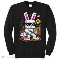 Happy Easter Day Bunny Egg Video Game Gamer Sweatshirt thumb 0