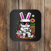 Happy Easter Day Bunny Egg Video Game Gamer Coaster thumb 0