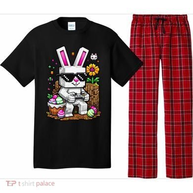 Happy Easter Day Bunny Egg Video Game Gamer Pajama Set