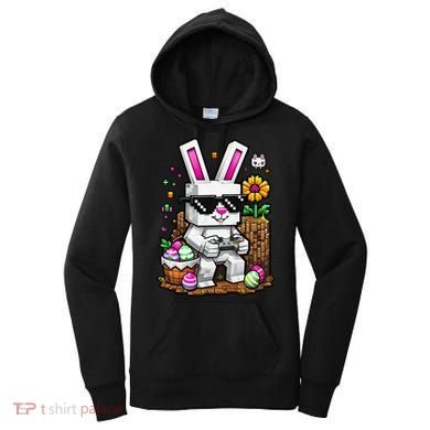 Happy Easter Day Bunny Egg Video Game Gamer Women's Hoodie