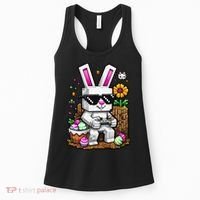 Happy Easter Day Bunny Egg Video Game Gamer Women's Tank Top thumb 0