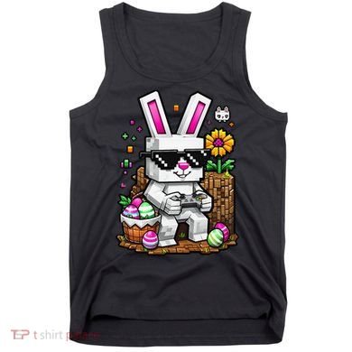 Happy Easter Day Bunny Egg Video Game Gamer Tank Top