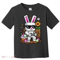 Happy Easter Day Bunny Egg Video Game Gamer Toddler T-Shirt thumb 0
