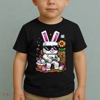 Happy Easter Day Bunny Egg Video Game Gamer Toddler T-Shirt thumb 2