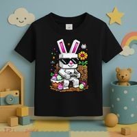 Happy Easter Day Bunny Egg Video Game Gamer Toddler T-Shirt thumb 3