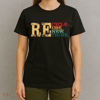 Happy Earth Day Recycle Reuse Renew Rethink Earth Day Retro T-Shirt thumb 4