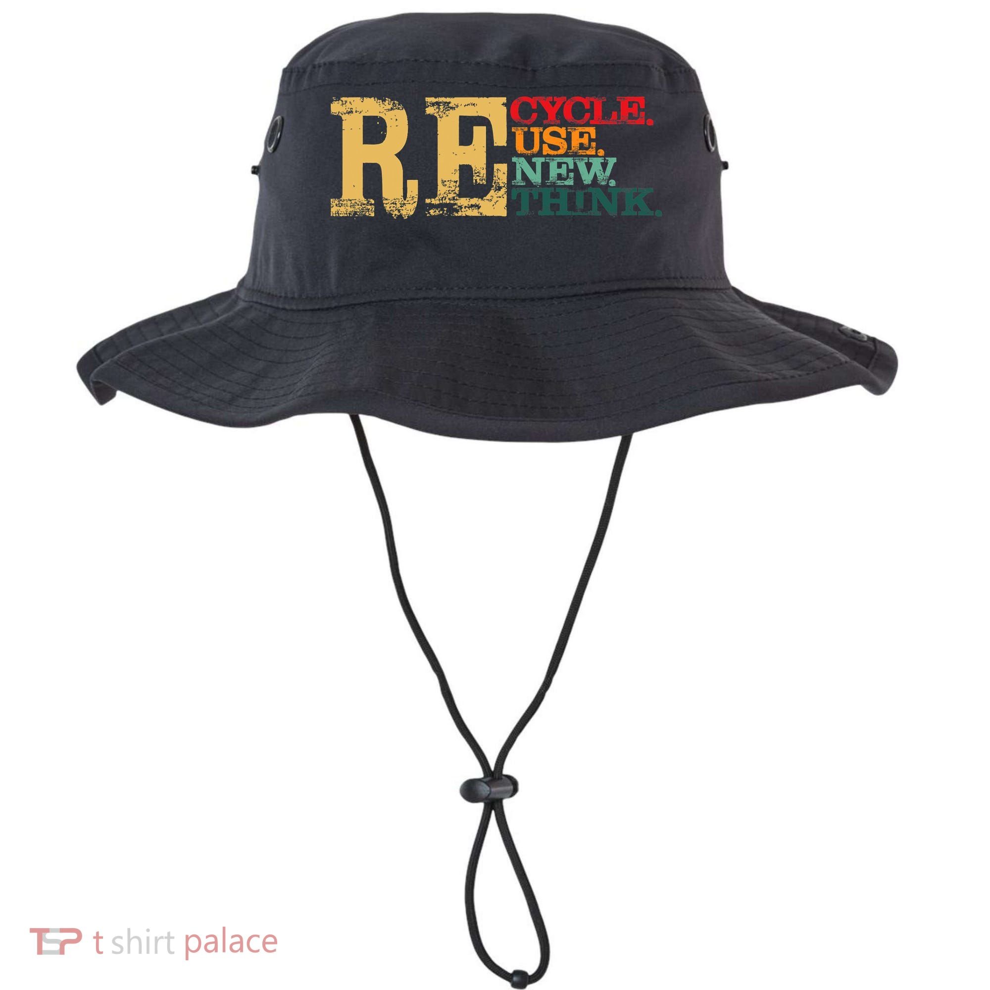 Happy Earth Day Recycle Reuse Renew Rethink Earth Day Retro Bucket Hat