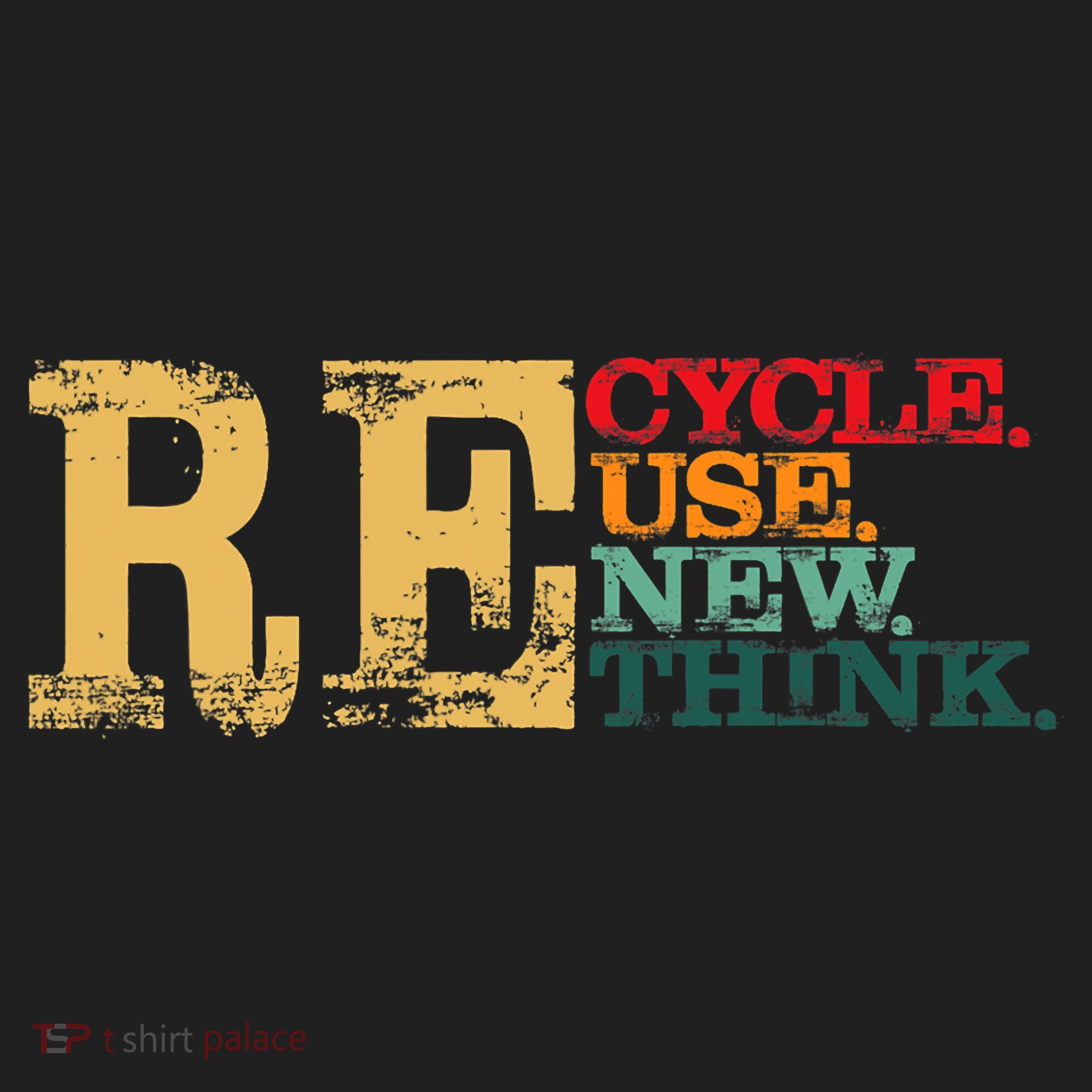 Happy Earth Day Recycle Reuse Renew Rethink Earth Day Retro Tumbler