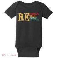 Happy Earth Day Recycle Reuse Renew Rethink Earth Day Retro Baby Bodysuit thumb 0