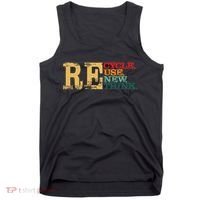 Happy Earth Day Recycle Reuse Renew Rethink Earth Day Retro Tank Top thumb 0
