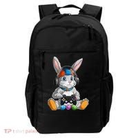 Happy Easter Day Bunny Egg Funny Gamer Backpack thumb 0