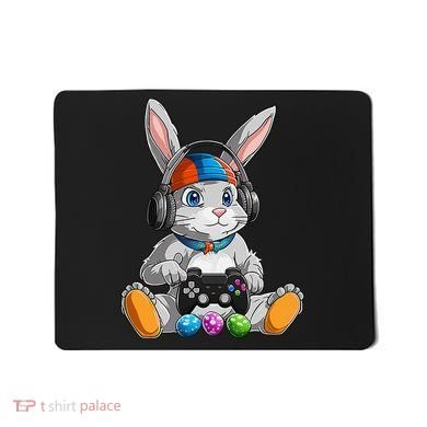 Happy Easter Day Bunny Egg Funny Gamer Mousepad