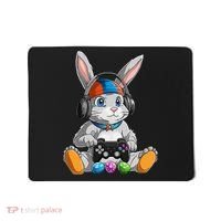 Happy Easter Day Bunny Egg Funny Gamer Mousepad thumb 0