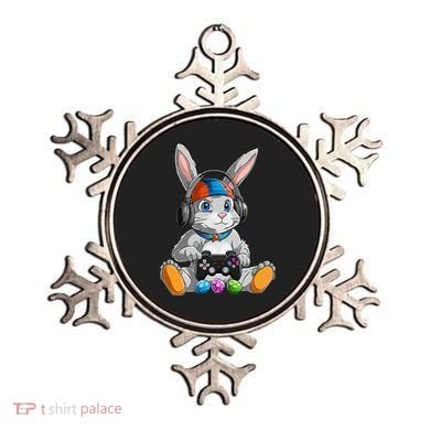 Happy Easter Day Bunny Egg Funny Gamer Ornament