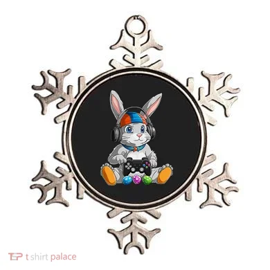Happy Easter Day Bunny Egg Funny Gamer Ornament