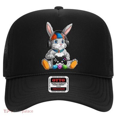 Happy Easter Day Bunny Egg Funny Gamer Hat