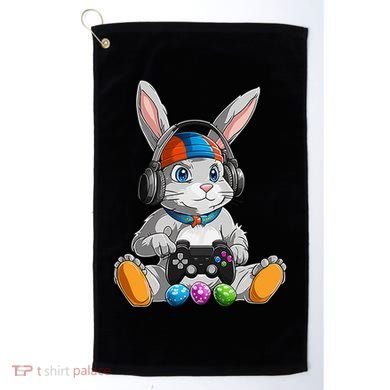 Happy Easter Day Bunny Egg Funny Gamer Golf Towel