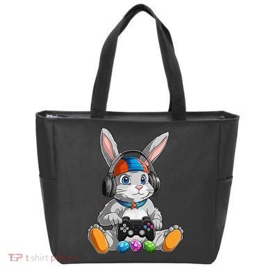 Happy Easter Day Bunny Egg Funny Gamer Tote Bag