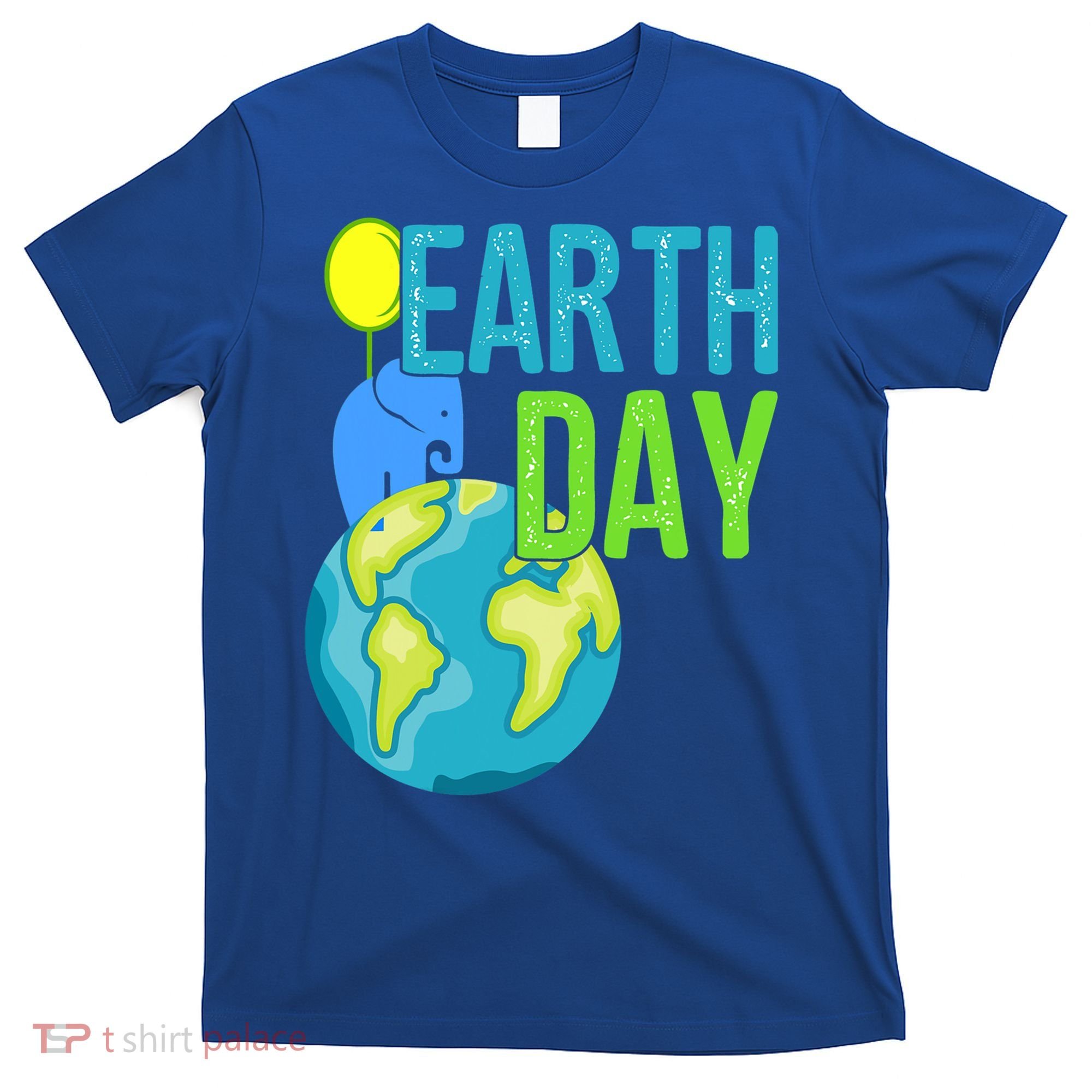 Happy Earth Day Great Vintage Earth Day Elephant Cute Gift T-Shirt