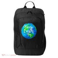 Happy Earth Day Globe City Backpack thumb 0