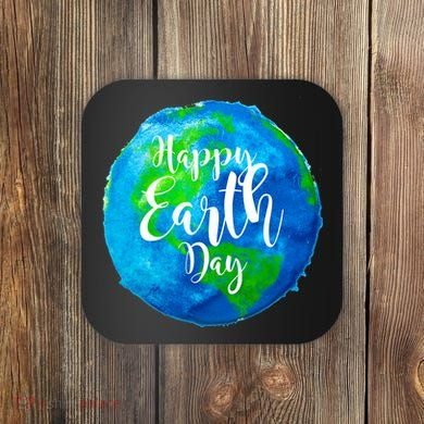 Happy Earth Day Globe Coaster