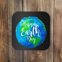 Happy Earth Day Globe Coaster thumb 0