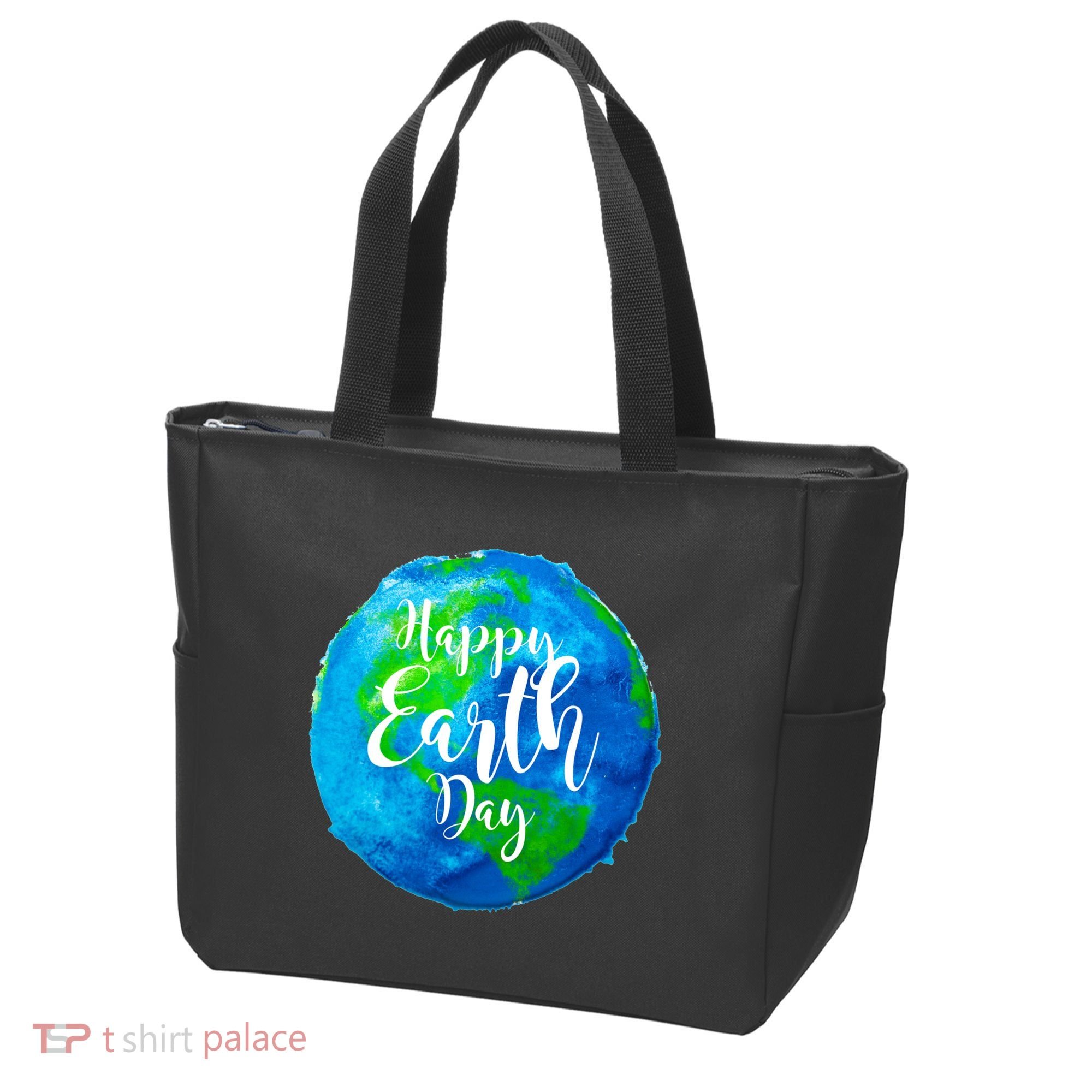 Happy Earth Day Globe Tote Bag
