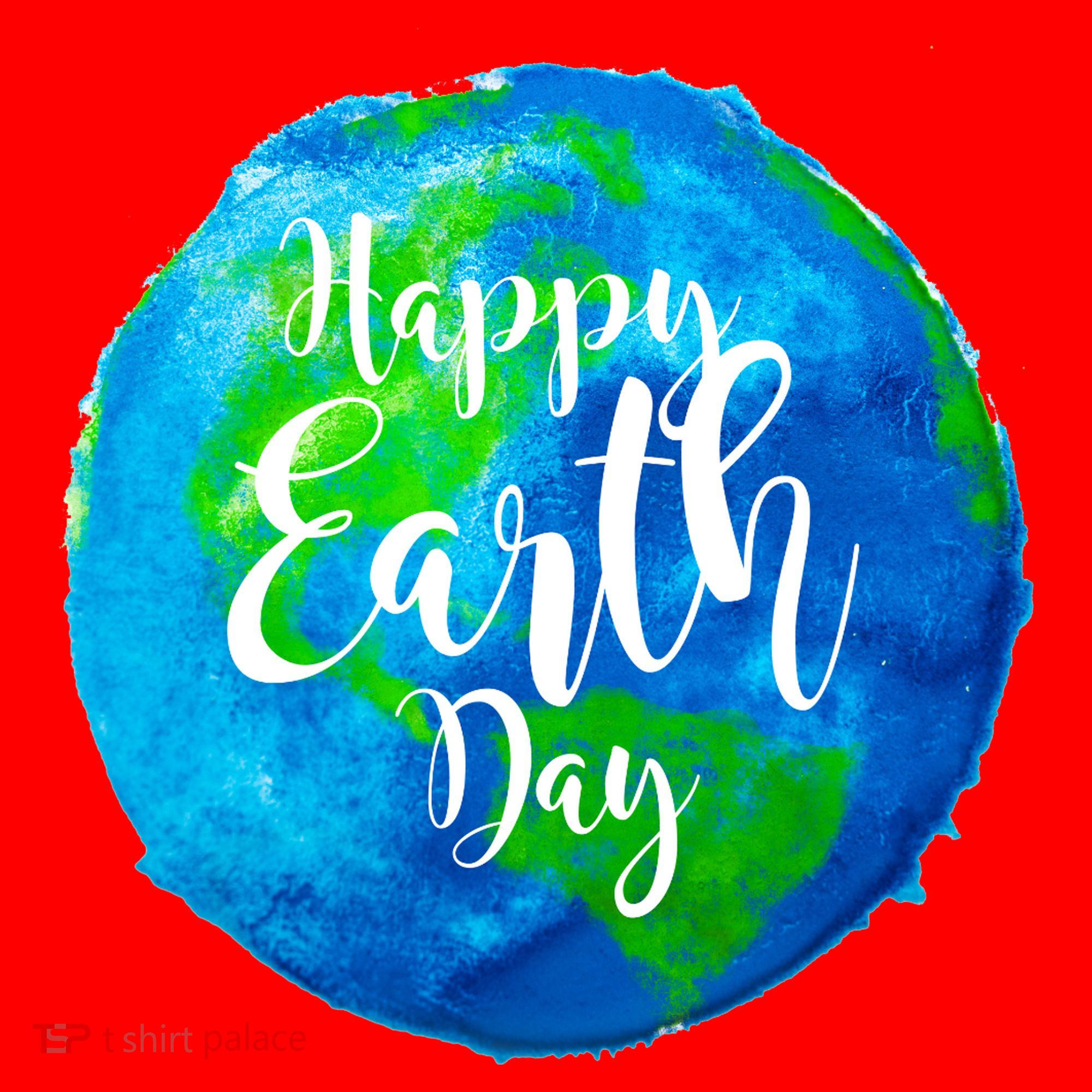 Happy Earth Day Globe Santa Hat