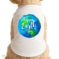 Happy Earth Day Globe Doggie Tank thumb 0