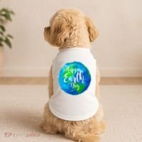 Happy Earth Day Globe Doggie Tank thumb 2
