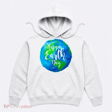 Happy Earth Day Globe Hoodie
