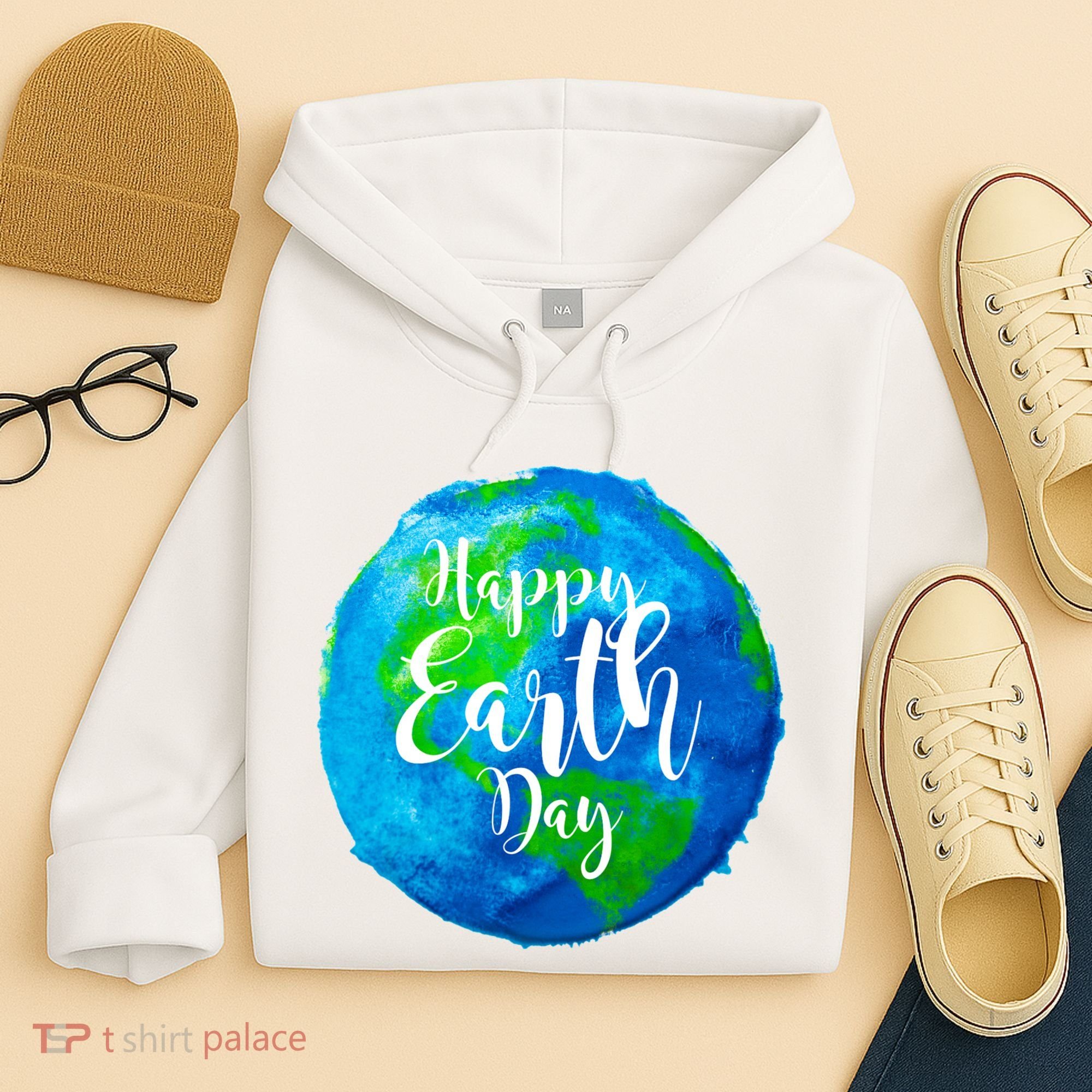 Happy Earth Day Globe Hoodie