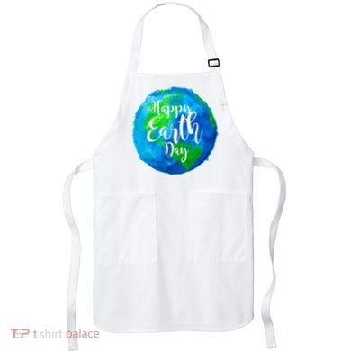 Happy Earth Day Globe Apron