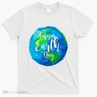Happy Earth Day Globe T-Shirt thumb 0