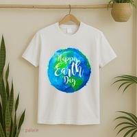 Happy Earth Day Globe T-Shirt thumb 2