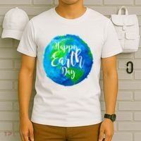Happy Earth Day Globe T-Shirt thumb 6