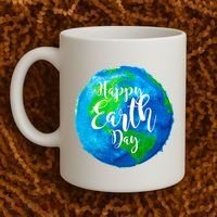 Happy Earth Day Globe Coffee Mug thumb 2