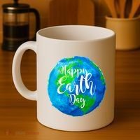 Happy Earth Day Globe Coffee Mug thumb 4