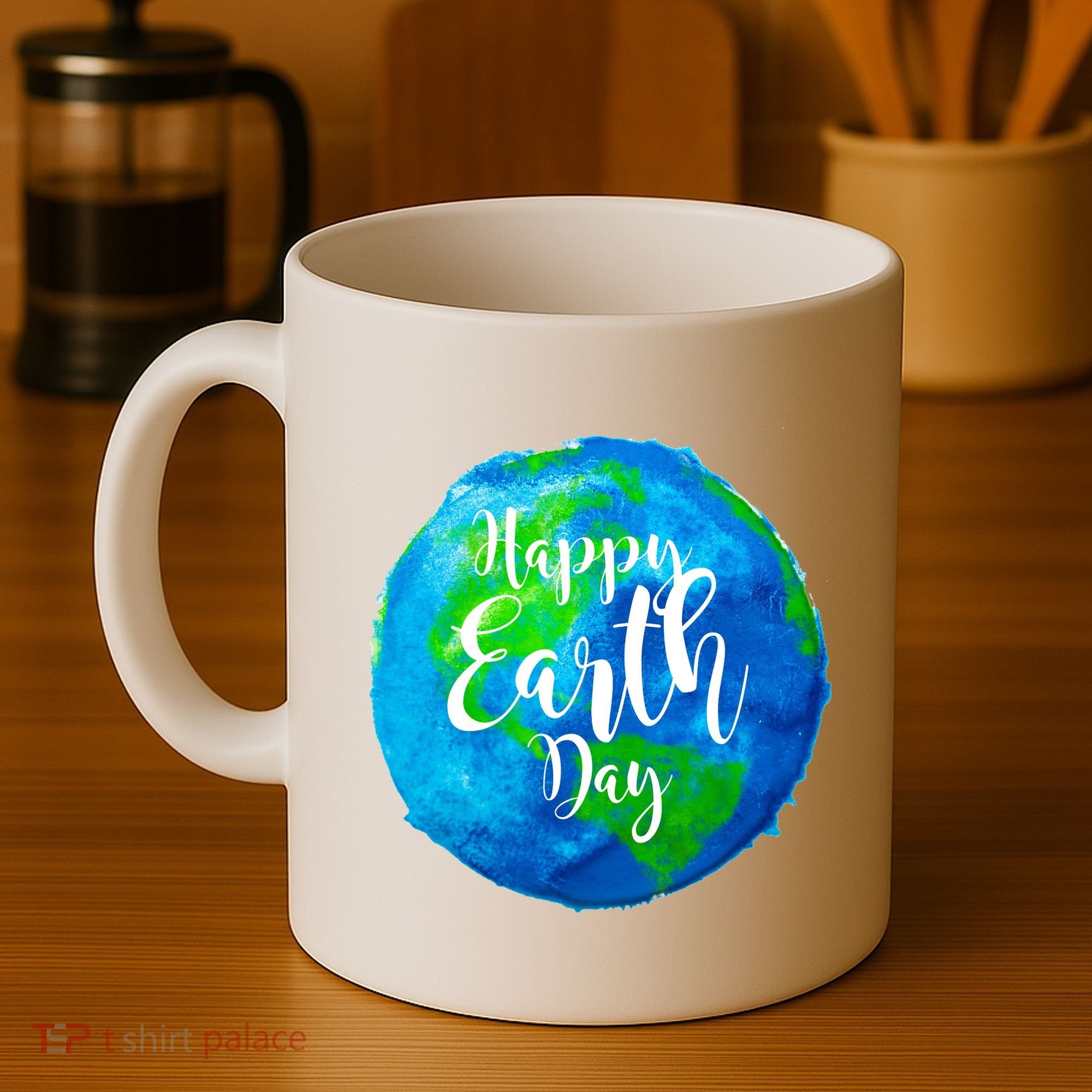 Happy Earth Day Globe Coffee Mug