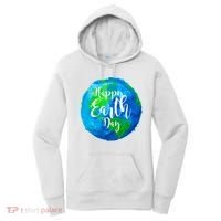 Happy Earth Day Globe Women's Hoodie thumb 0
